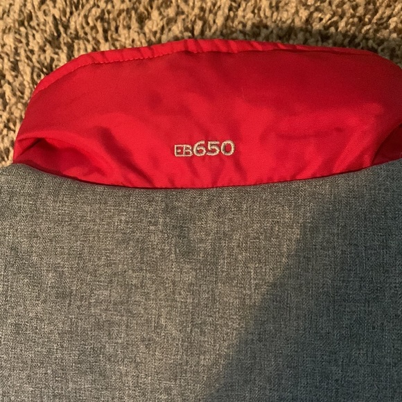 Eddie Bauer red highland EB650 down and Sherpa vest - Picture 3 of 5